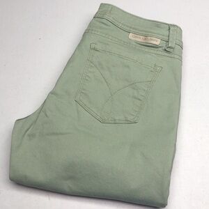 LIKE NEW CALVIN KLEIN PASTEL GREEN ANKLE STRAIGHT JEANS 6/28x27 ⭐️
